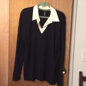 Lauren Ralph Lauren 3x Silk and Cashmere Sweater